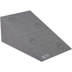 Rampa dla psa 40 cm ciemna szara w łapki