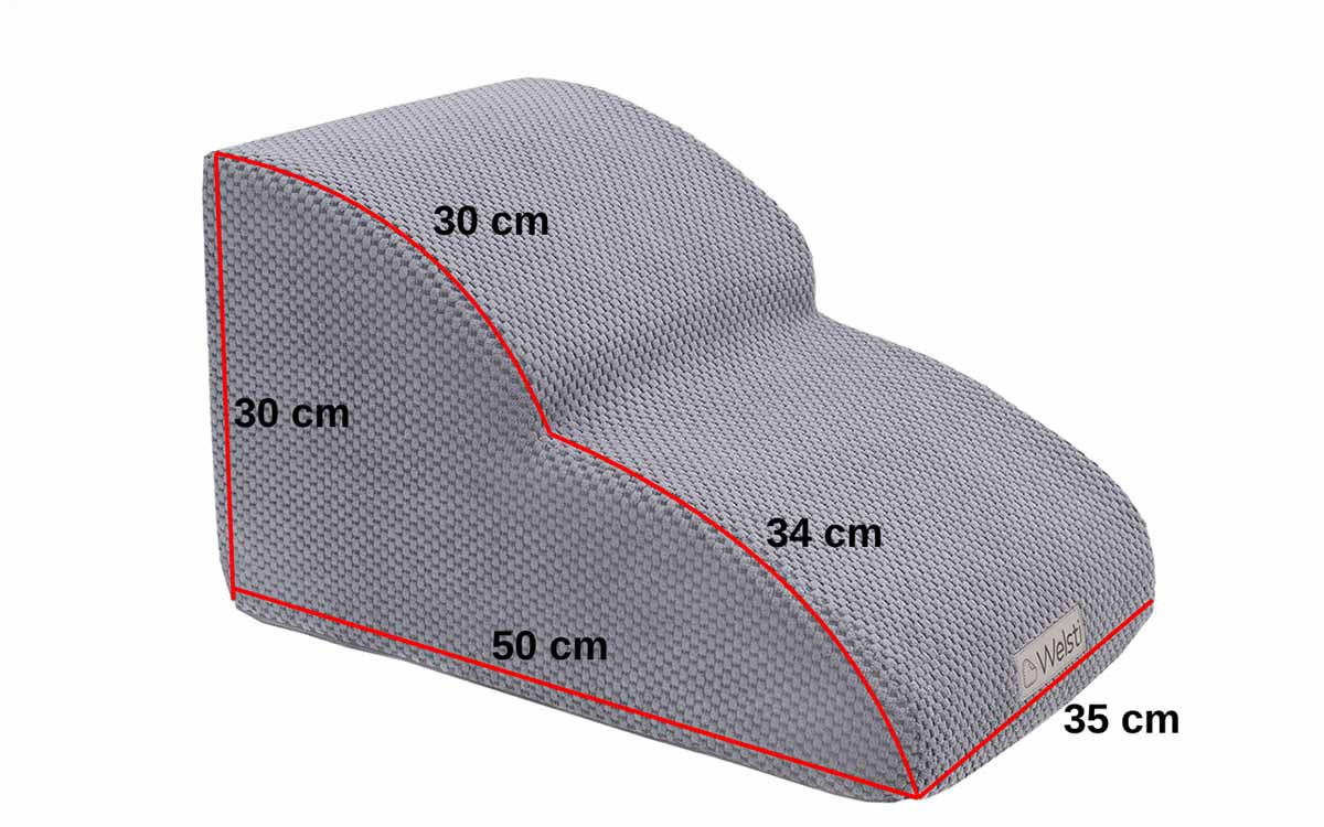 Schody dla psa Welsti 30 cm 2 zaokrąglane stopnie ciemne szare sztruks dot pol_pl_Schody-dla-psa-Welsti-30-cm-2-zaokraglane-stopnie-ciemne-szare-sztruks-dot-817_5